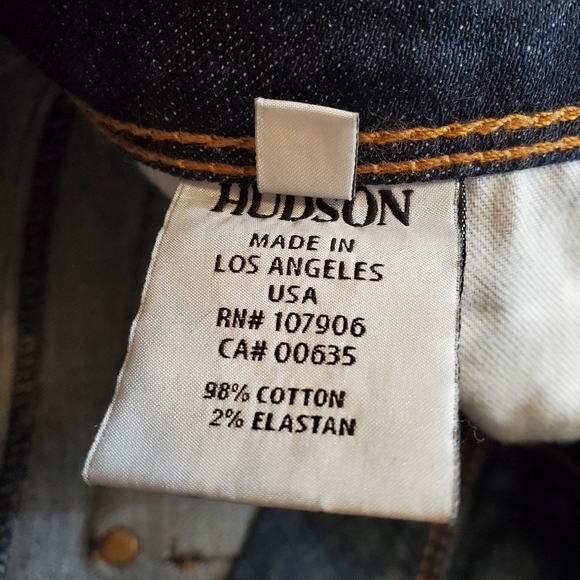 HUDSON skinny Collin flap midrise jeans in Savi - Picture 8 of 16